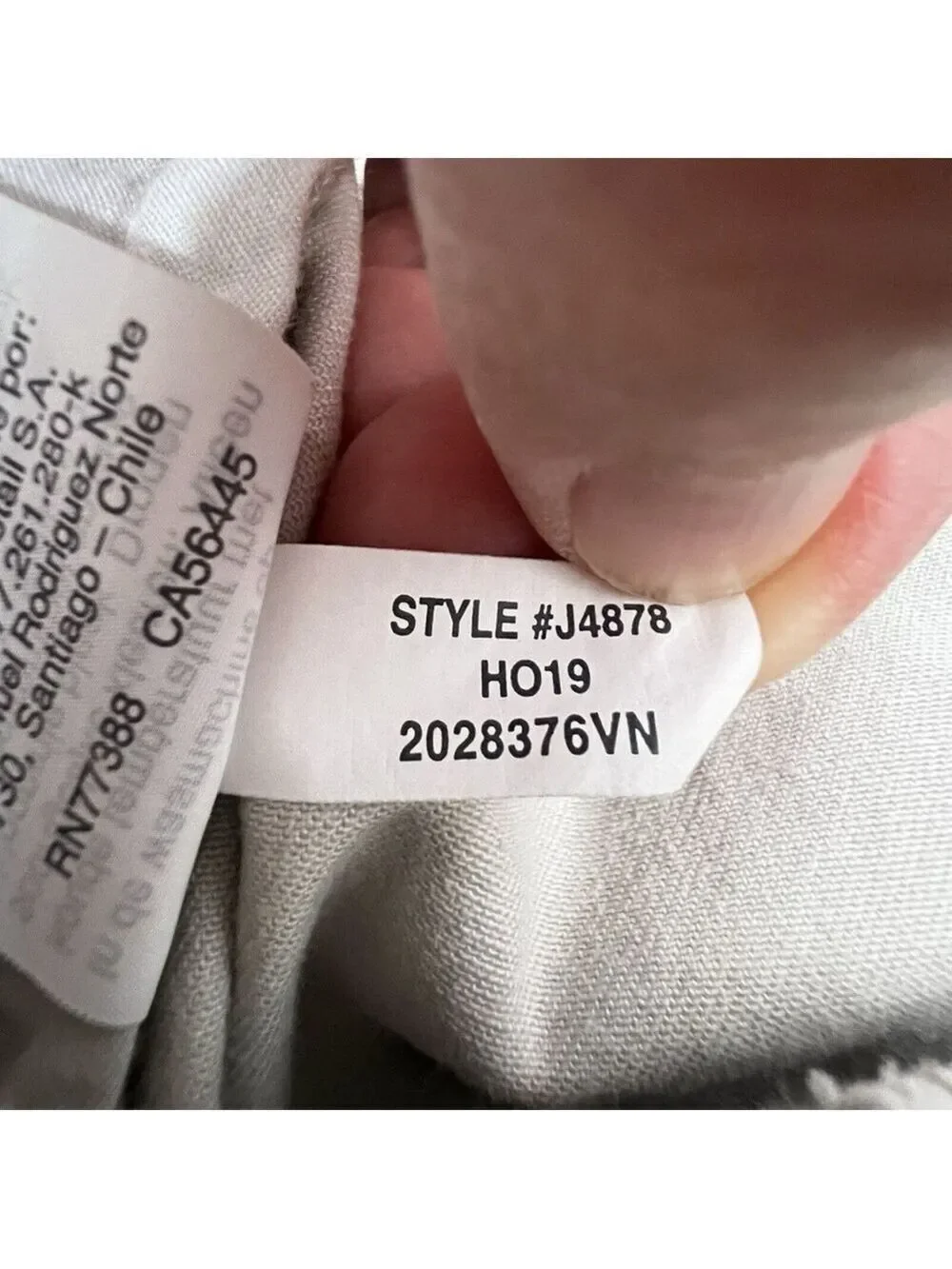 J. Crew Stretch Chino Pants Mens 34x30 Beige Athletic Fit Flex